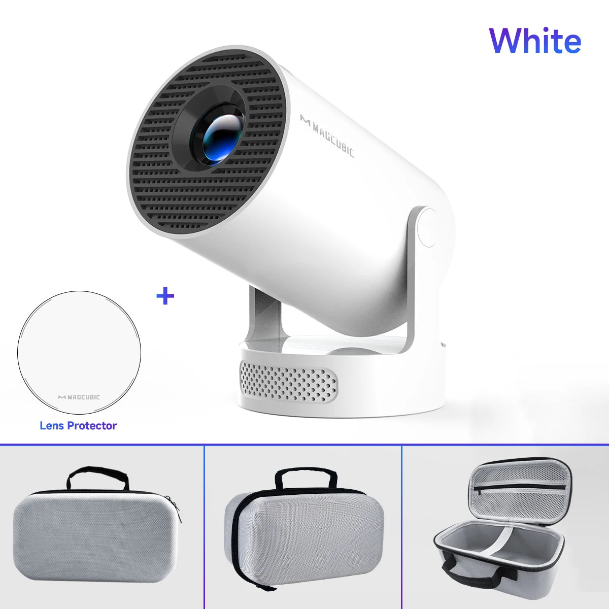 Magcubic HY300 PRO+ Mini Projector – 8K Android 14, WiFi 6, 8000 Lumens, Home Cinema