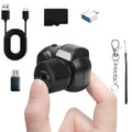 Mini Keychain Camera – 8MP 1080P HD, Compact Body Cam with Screen & SD Card Support